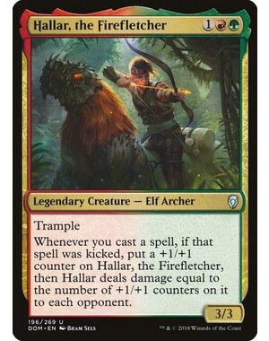 Magic: The Gathering Hallar, the Firefletcher (196) Heavily Played
