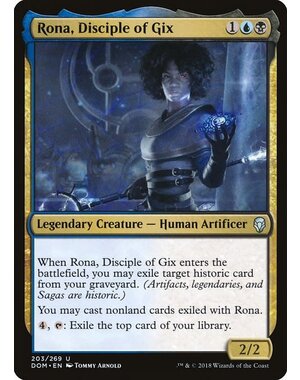 Magic: The Gathering Rona, Disciple of Gix (203) Lightly Played Foil