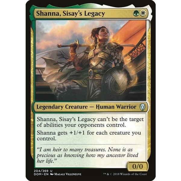 Magic: The Gathering Shanna, Sisay's Legacy (204) Lightly Played - German