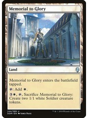 Magic: The Gathering Memorial to Glory (244) Damaged