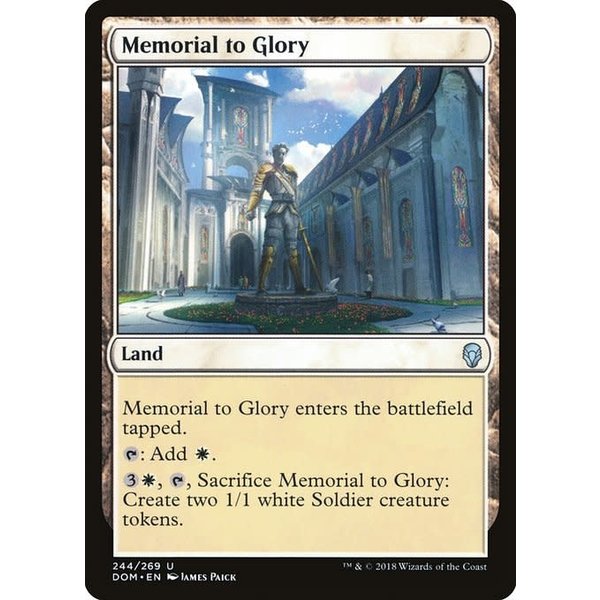Magic: The Gathering Memorial to Glory (244) Damaged