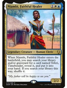 Magic: The Gathering Niambi, Faithful Healer (272) Lightly Played