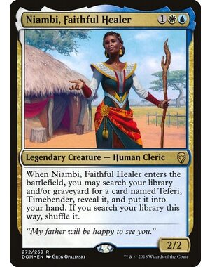 Magic: The Gathering Niambi, Faithful Healer (272) Lightly Played