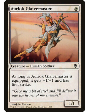 Magic: The Gathering Auriok Glaivemaster (001) Near Mint