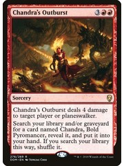 Magic: The Gathering Chandra's Outburst (276) Lightly Played