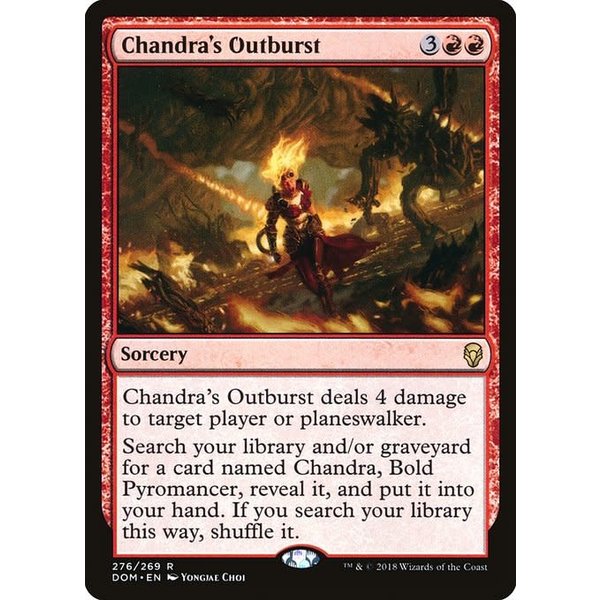 Magic: The Gathering Chandra's Outburst (276) Lightly Played