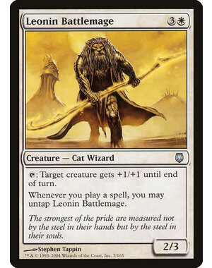 Magic: The Gathering Leonin Battlemage (005) Moderately Played