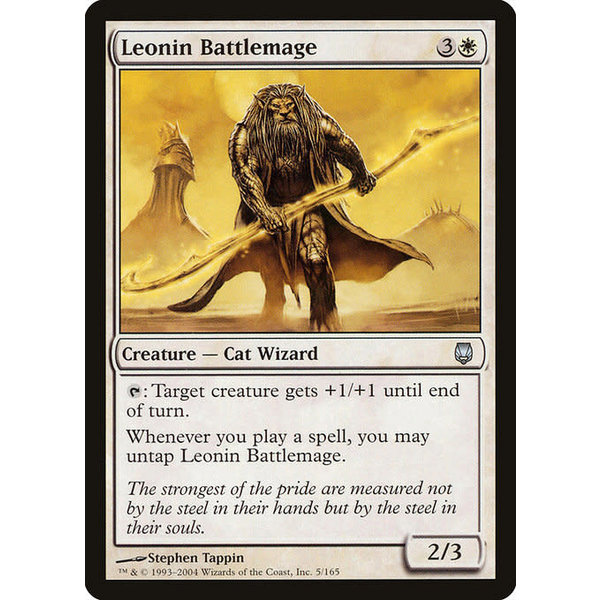 Magic: The Gathering Leonin Battlemage (005) Moderately Played