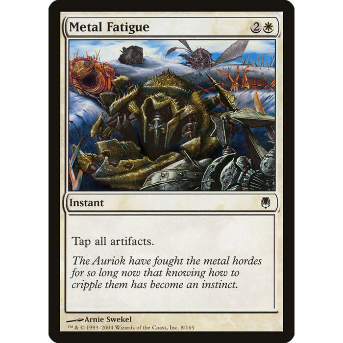 Magic: The Gathering Metal Fatigue (008) Moderately Played