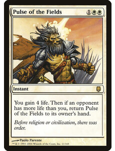 Magic: The Gathering Pulse of the Fields (011) Moderately Played