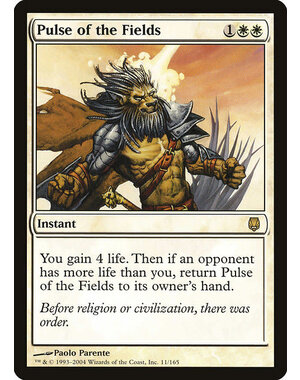 Magic: The Gathering Pulse of the Fields (011) Moderately Played