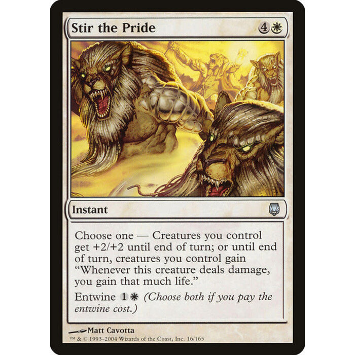 Magic: The Gathering Stir the Pride (016) Moderately Played