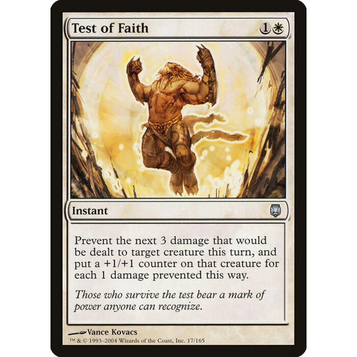 Magic: The Gathering Test of Faith (017) Moderately Played