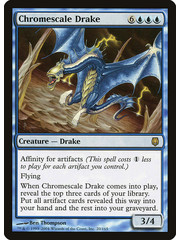 Magic: The Gathering Chromescale Drake (020) Moderately Played