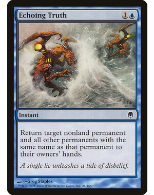 Magic: The Gathering Echoing Truth (021) Moderately Played