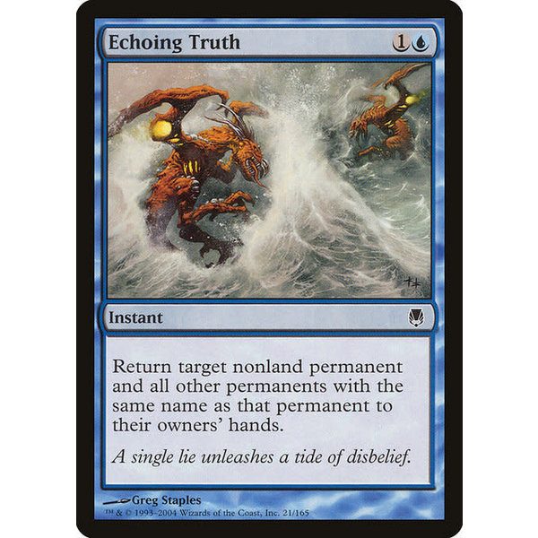 Magic: The Gathering Echoing Truth (021) Moderately Played