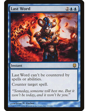 Magic: The Gathering Last Word (023) Moderately Played
