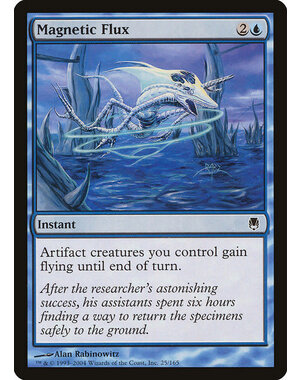 Magic: The Gathering Magnetic Flux (025) Moderately Played