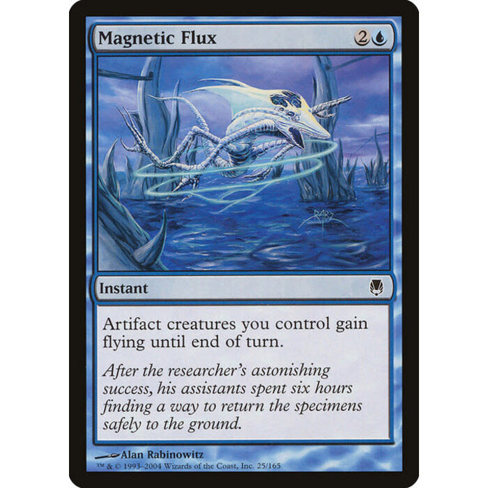 Magic: The Gathering Magnetic Flux (025) Moderately Played