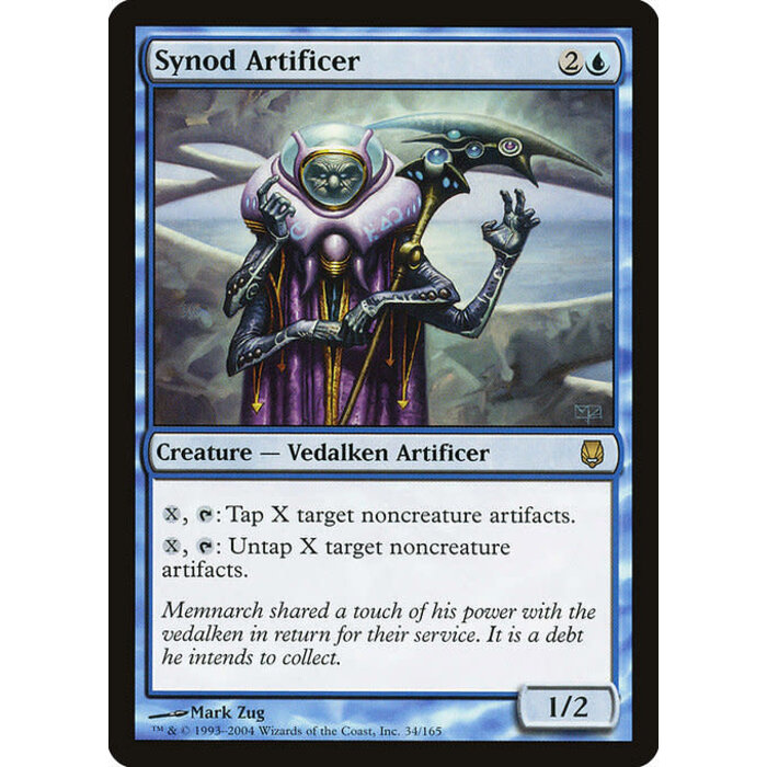 Magic: The Gathering Synod Artificer (034) Moderately Played