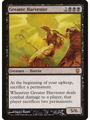 Magic: The Gathering Greater Harvester (044) Moderately Played