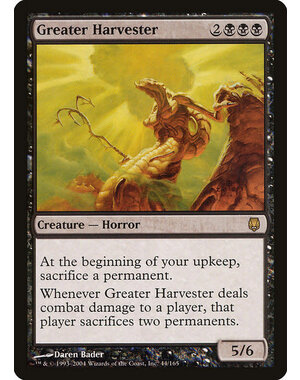 Magic: The Gathering Greater Harvester (044) Moderately Played