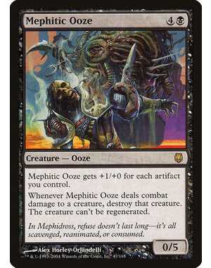 Magic: The Gathering Mephitic Ooze (047) Moderately Played