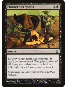 Magic: The Gathering Murderous Spoils (048) Moderately Played