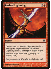 Magic: The Gathering Barbed Lightning (055) Moderately Played