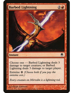 Magic: The Gathering Barbed Lightning (055) Moderately Played