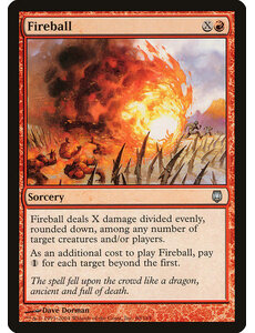 Magic: The Gathering Fireball (060) Damaged