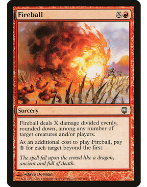 Magic: The Gathering Fireball (060) Moderately Played