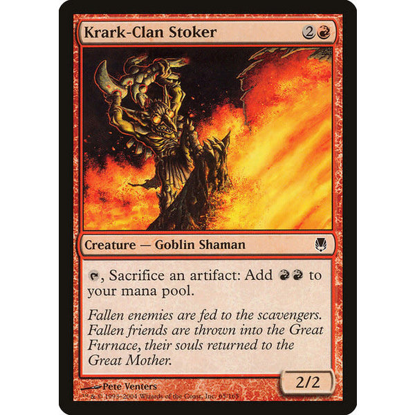 Magic: The Gathering Krark-Clan Stoker (065) Moderately Played
