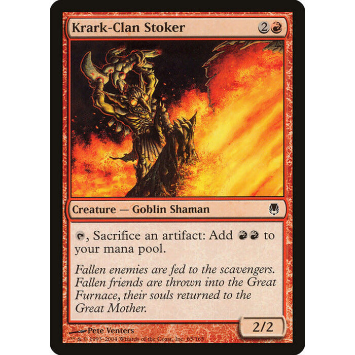 Magic: The Gathering Krark-Clan Stoker (065) Moderately Played
