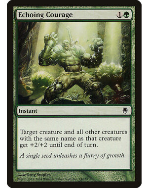 Magic: The Gathering Echoing Courage (074) Moderately Played