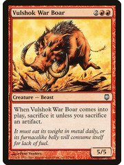 Magic: The Gathering Vulshok War Boar (072) Moderately Played Foil