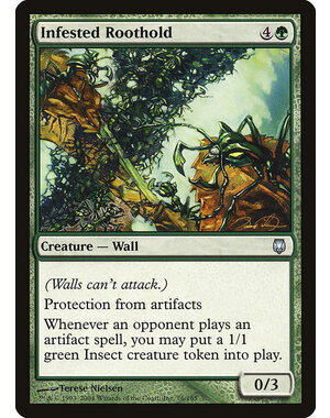 Magic: The Gathering Infested Roothold (076) Moderately Played
