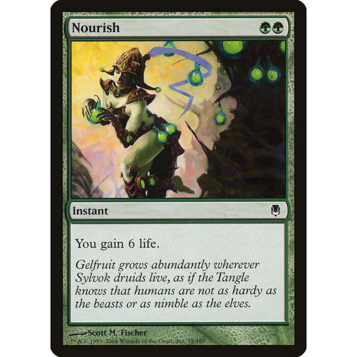 Magic: The Gathering Nourish (078) Moderately Played Foil