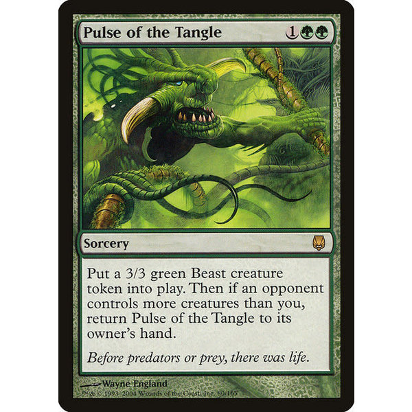 Magic: The Gathering Pulse of the Tangle (080) Moderately Played