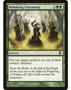 Magic: The Gathering Rebuking Ceremony (082) Moderately Played