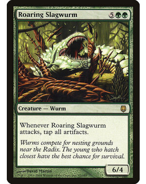 Magic: The Gathering Roaring Slagwurm (083) Moderately Played