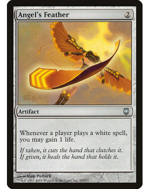 Magic: The Gathering Angel's Feather (092) Moderately Played