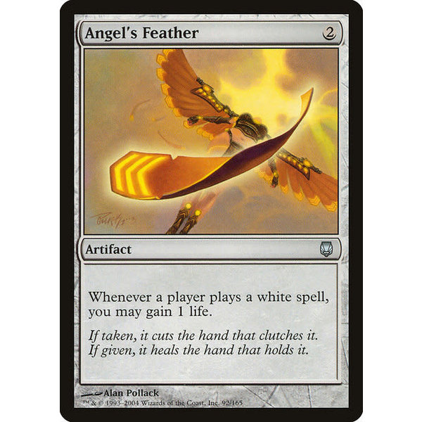 Magic: The Gathering Angel's Feather (092) Moderately Played