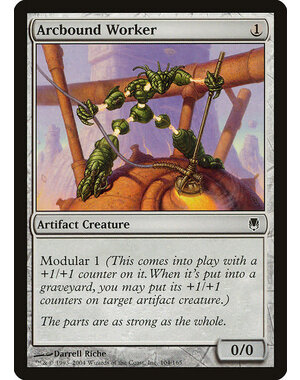 Magic: The Gathering Arcbound Worker (104) Lightly Played