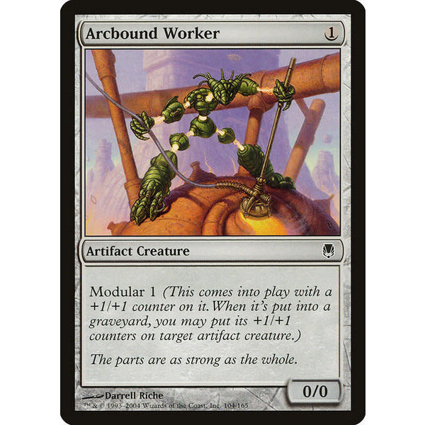Magic: The Gathering Arcbound Worker (104) Lightly Played