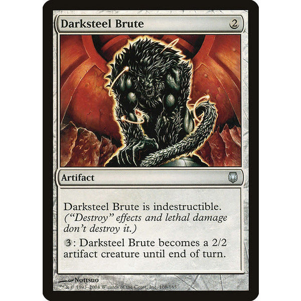 Magic: The Gathering Darksteel Brute (108) Moderately Played