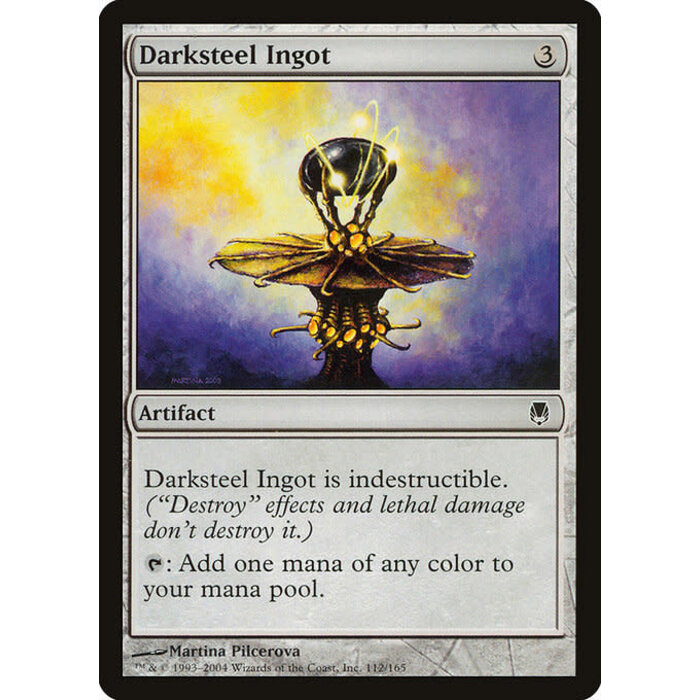 Magic: The Gathering Darksteel Ingot (112) Moderately Played