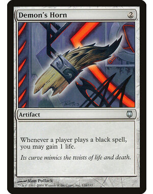 Magic: The Gathering Demon's Horn (116) Moderately Played