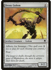 Magic: The Gathering Dross Golem (119) Moderately Played