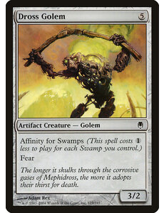 Magic: The Gathering Dross Golem (119) Moderately Played